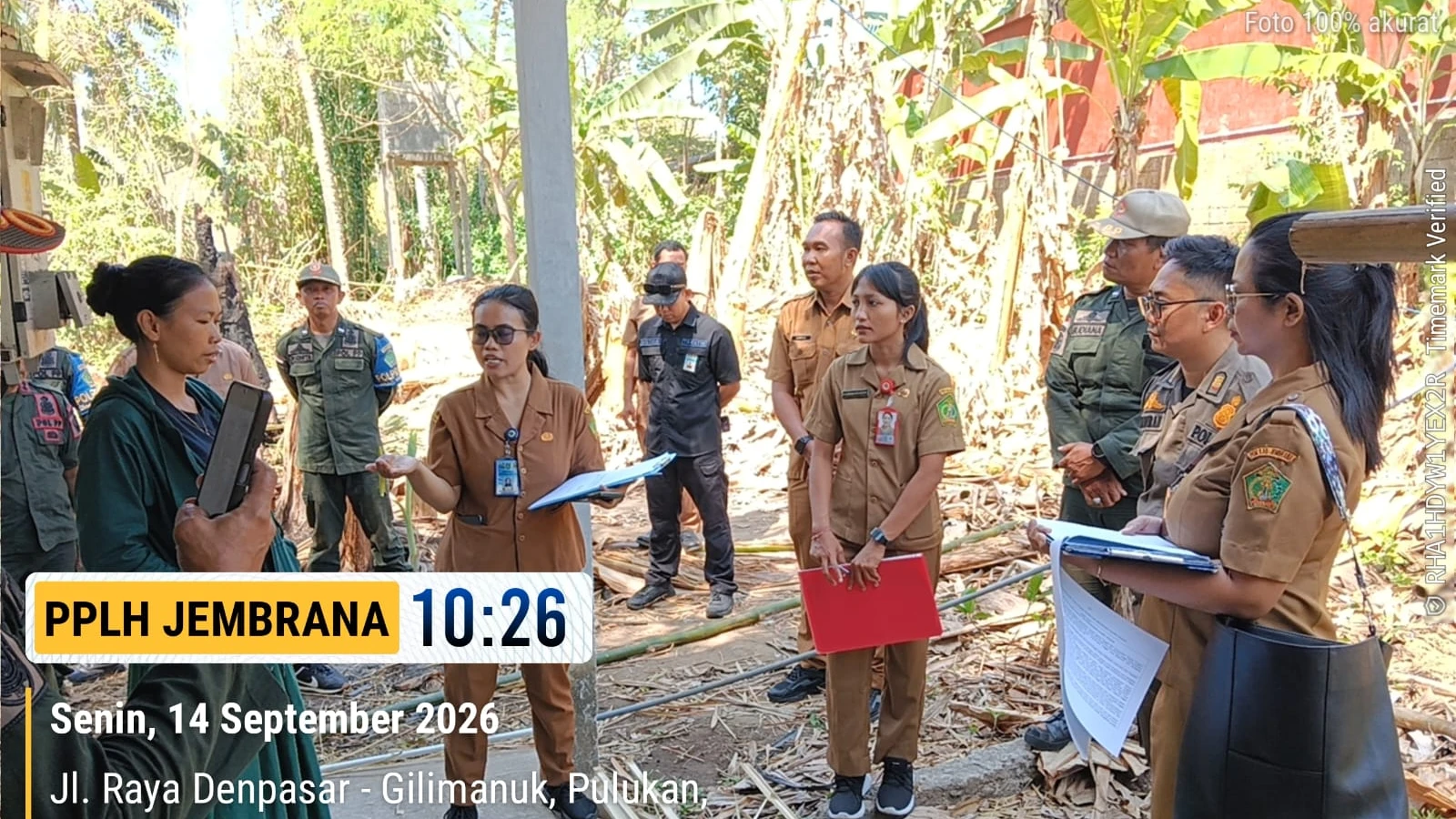 DLHPKP Jembrana Verifikasi Pengaduan Dugaan Pencemaran Lingkungan di Desa Pulukan