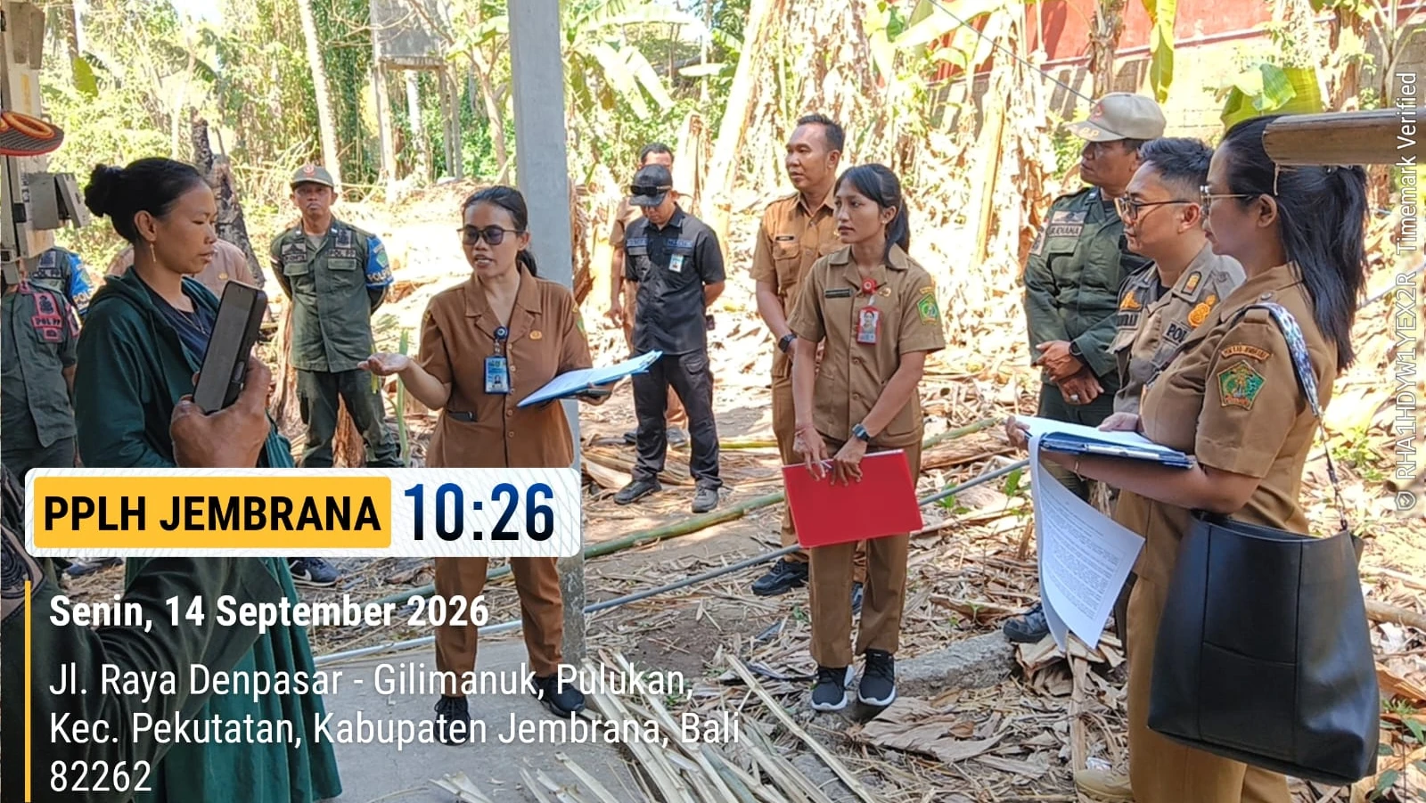DLHPKP Jembrana Verifikasi Pengaduan Dugaan Pencemaran Lingkungan di Desa Pulukan