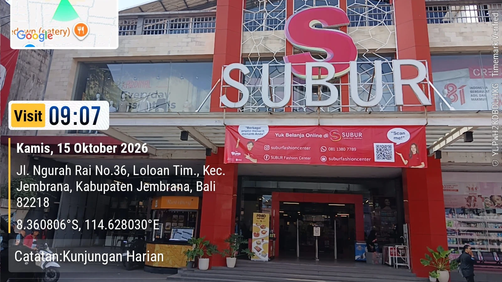 DLHPKP JEMBRANA PERKETAT PENGAWASAN LINGKUNGAN HIDUP TERKAIT PENGELOLAAN SAMPAH PADA SUBUR FASHION