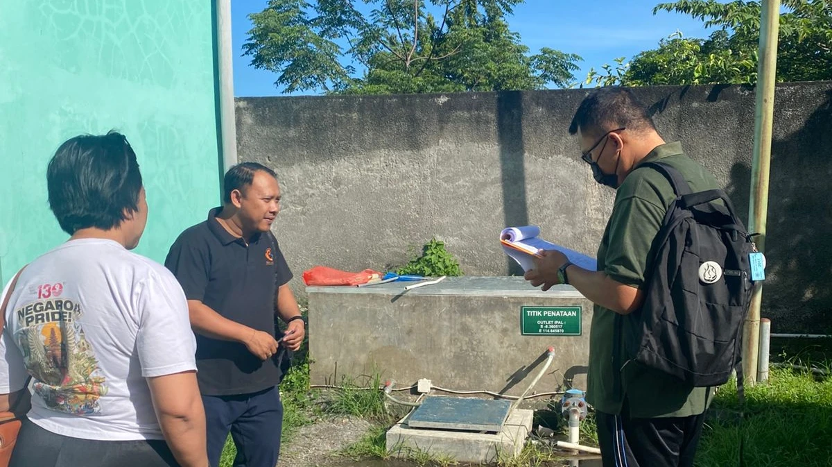 Verifikasi Lapangan Penerbitan Surat Kelayakan Operasional IPAL RSU Balimed Negara